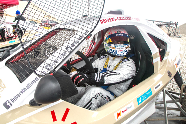 Chava Durán en la Drivers Challenge