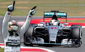 Hamilton se luce en casa!