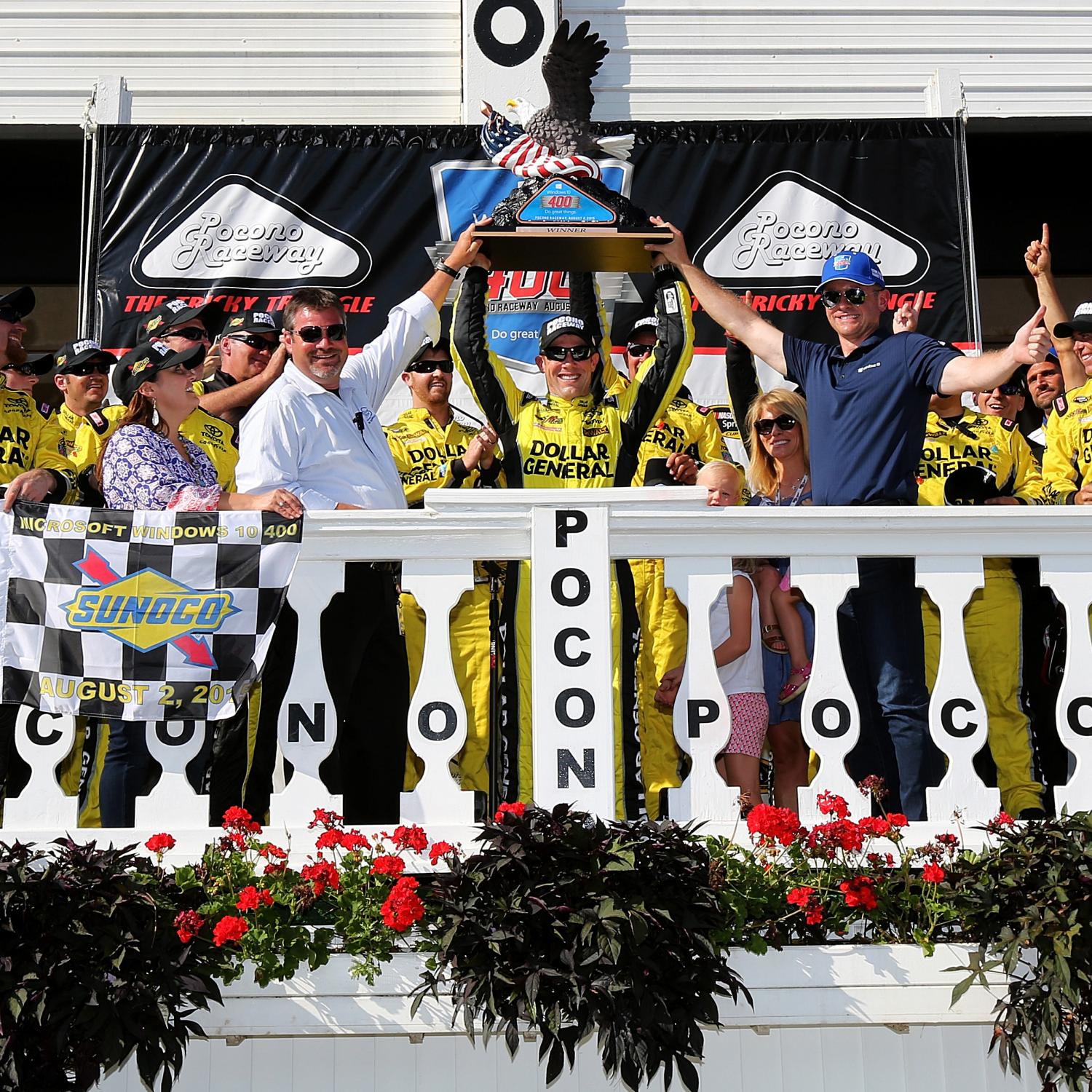 Matt Kenseth gana en Pocono!
