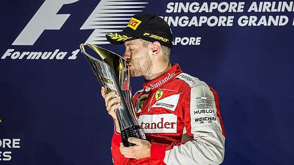 Ferrari festeja doble podio en Singapur!