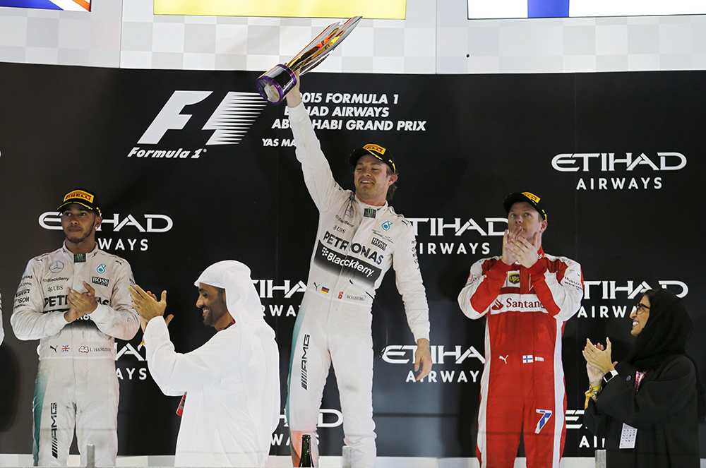 Rosberg brilla en la final de Abu Dhabi