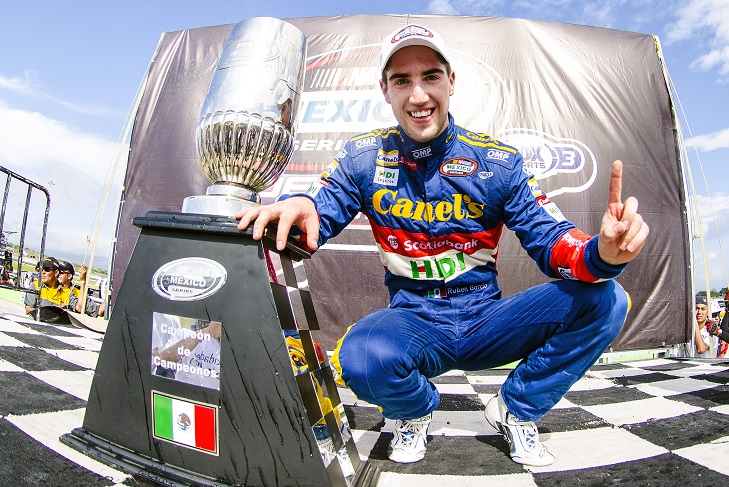 Rubén García Jr.  impone su juventud en la Nascar México!