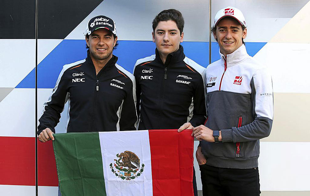 Por primera vez, 3 mexicanos compartieron pista en F1!