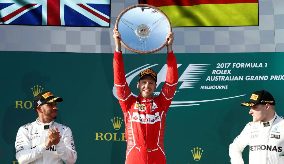 Vettel inyecta emoción en arranque de F1!