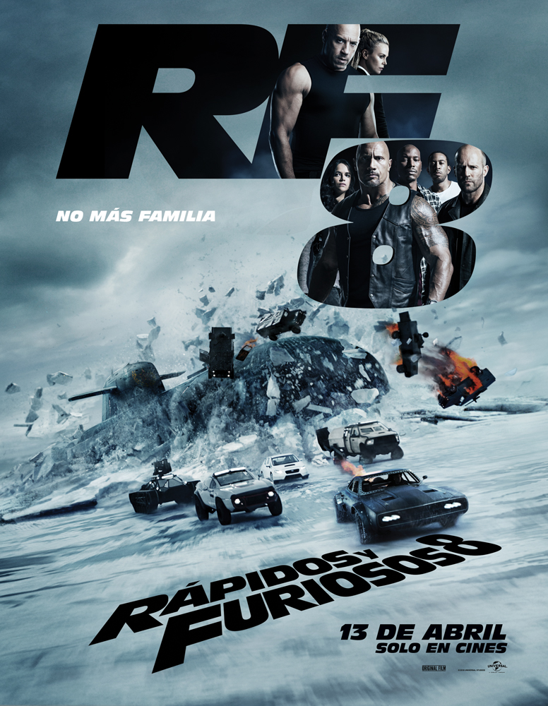 Participa y gana con Universal Pictures un pase doble a la premier de RÁPIDOS Y FURIOSOS 8