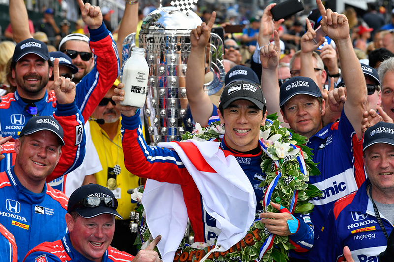 Takuma Sato: el primer japones en ganar la 500 de Indianapolis!