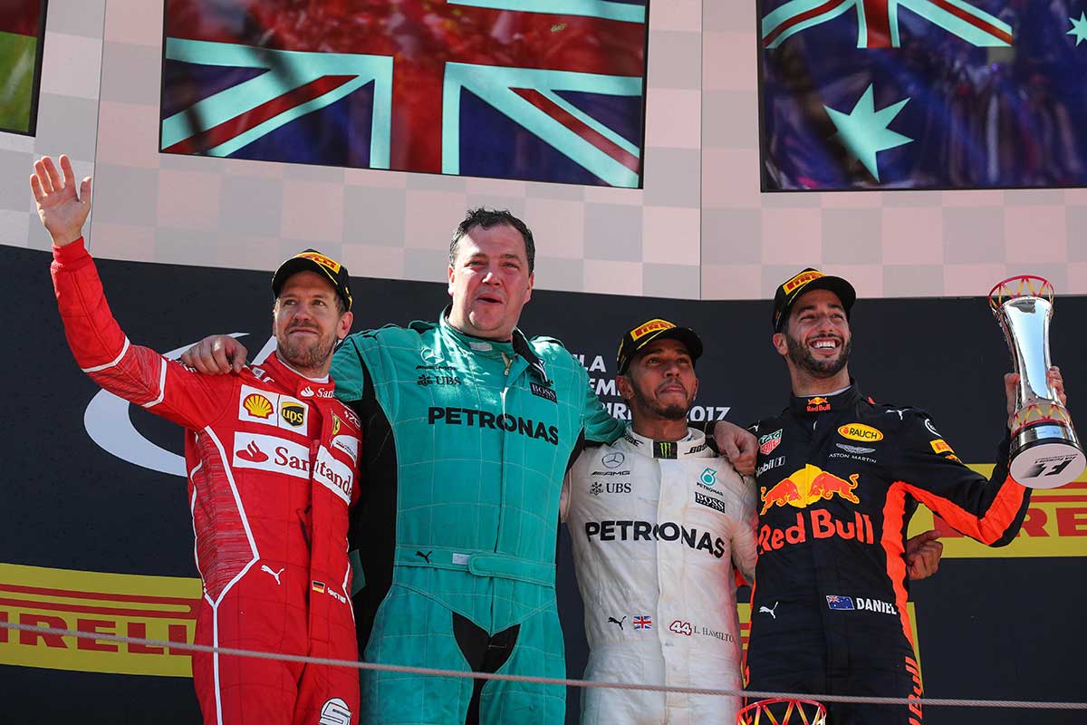 Hamilton regresa con todo a Belgica!