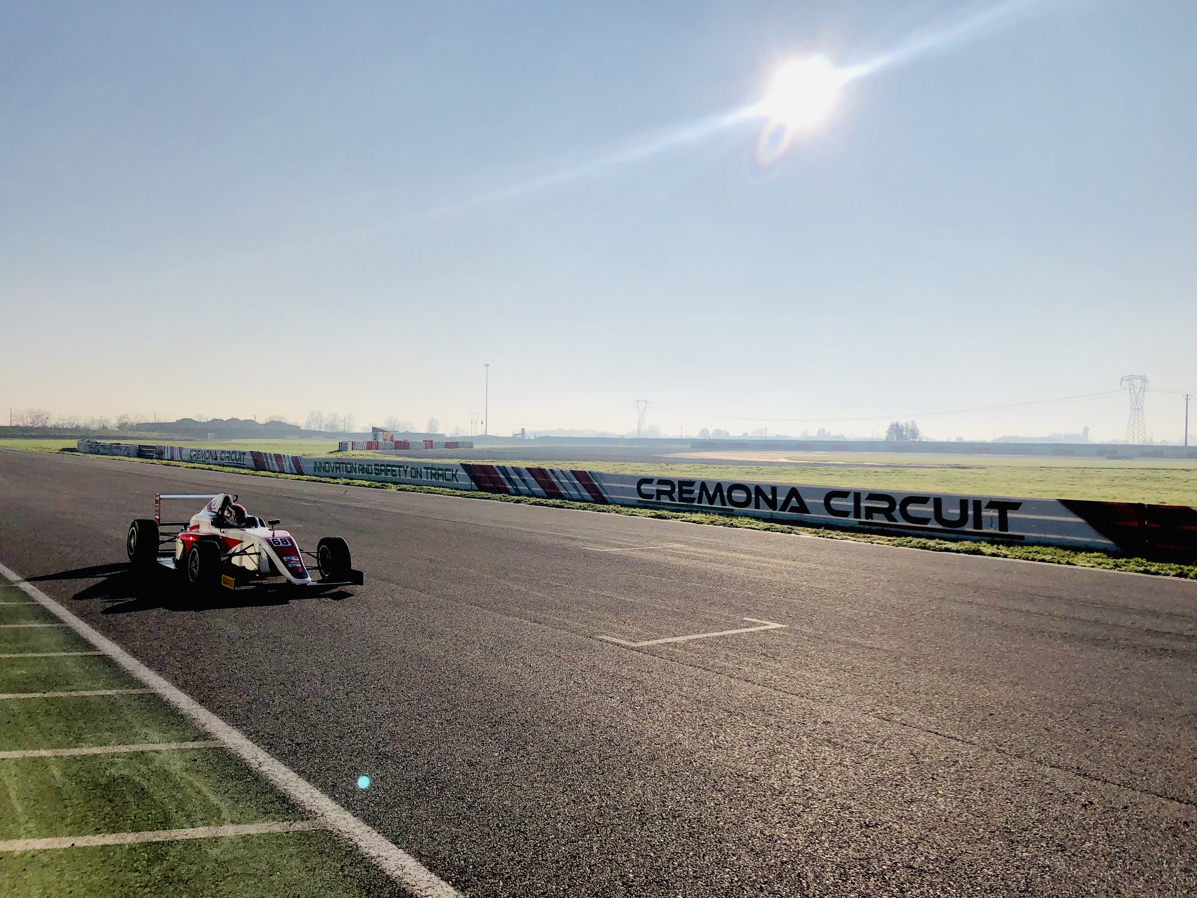 Santiago Ramos Hace Test de F4 en Italia