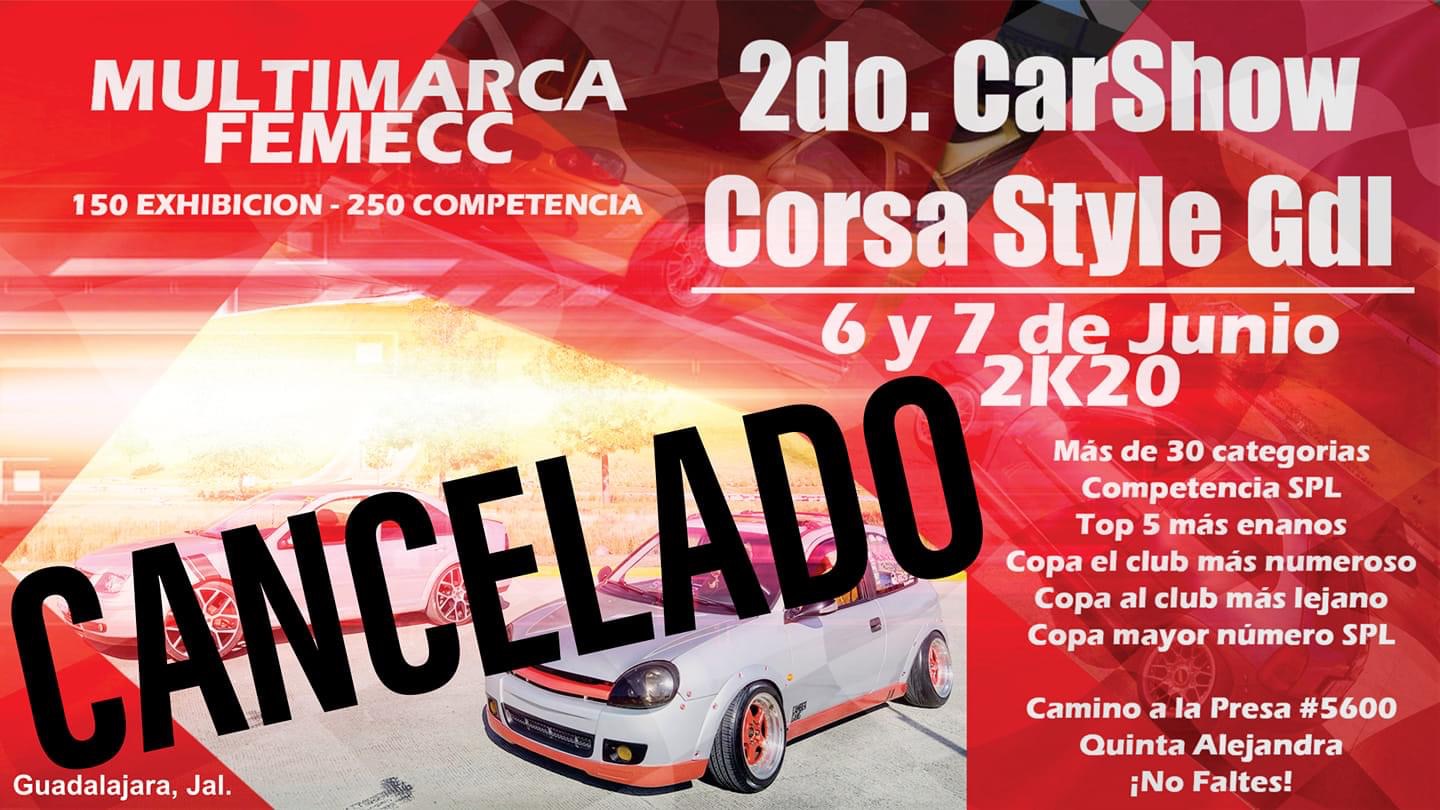 Cancelado 2do Car show Corsa Style